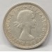 AUSTRALIA 1960 . SIXPENCE . ERROR / VARIETY . METAL FLAWS